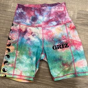Rainbow Brain Griz Bike Shorts (M)
